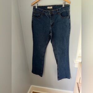 Classic Blue Boot Cut Jeans with Timeless‎ Appeal